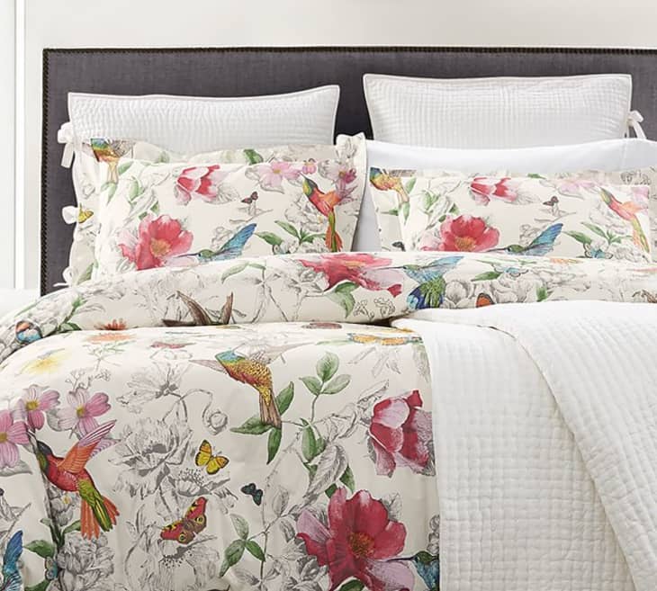 Pottery barn hummingbird duvet shop